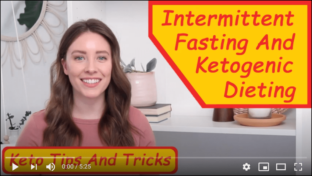 Video capture of "Intermittent Fasting And Keto Dieting" to illustrate, "Intermittent Fasting And Keto Dieting"