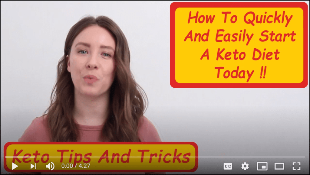 Video capture of "How To Begin A Keto Diet" to illustrate, "How To Begin A Keto Diet".