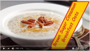 Video capture of "Keto-Friendly Brown Sugar And Cinnamon Breakfast Oats" youtube video. Click to see video on YouTube.
